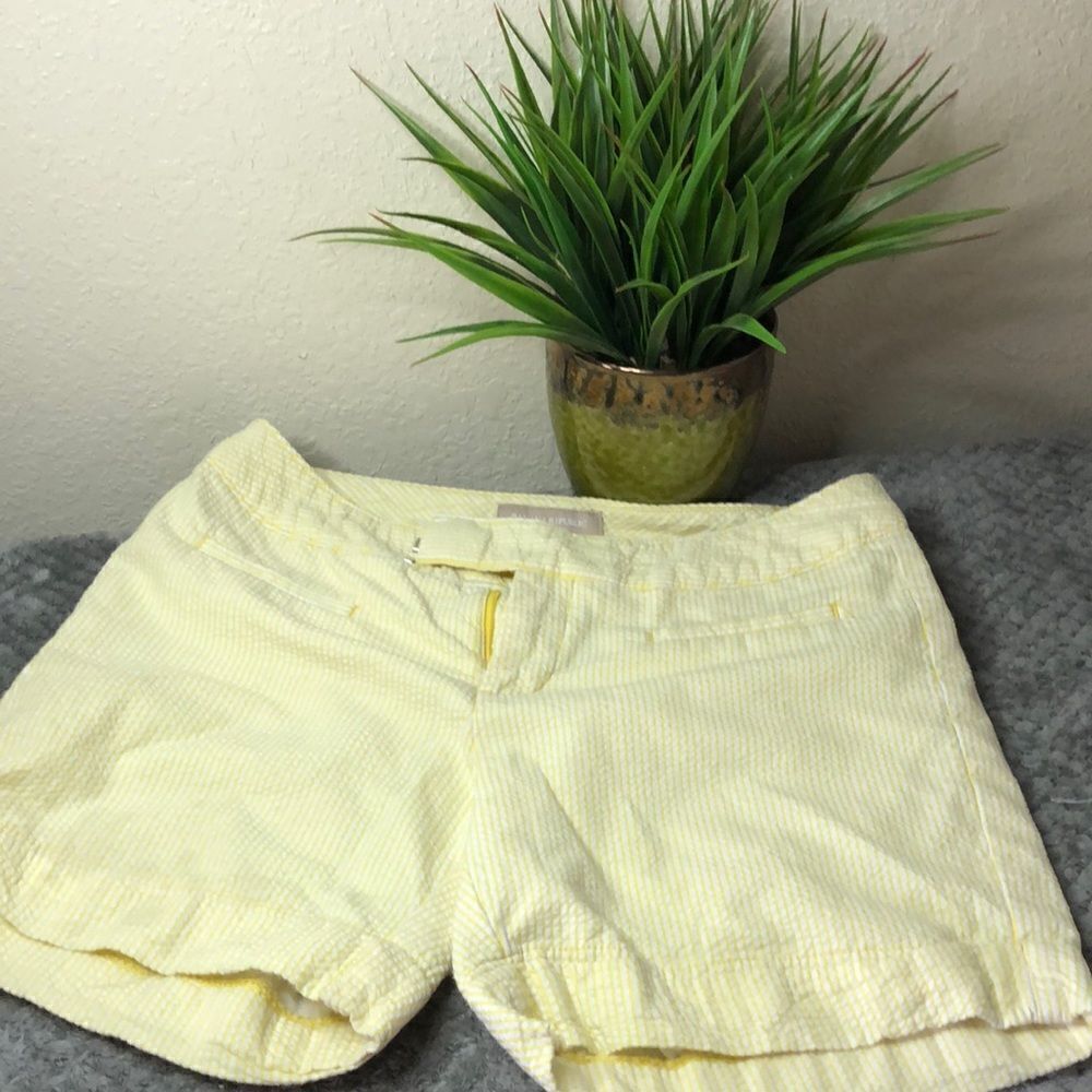 Banana Republic Seersucker shorts. Size0